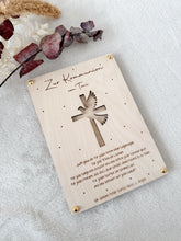 Lade das Bild in den Galerie-Viewer, Holz Karte | Geldgeschenk zur Kommunion