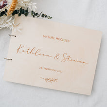 Lade das Bild in den Galerie-Viewer, Gästebuch Hochzeit (personalisiert)