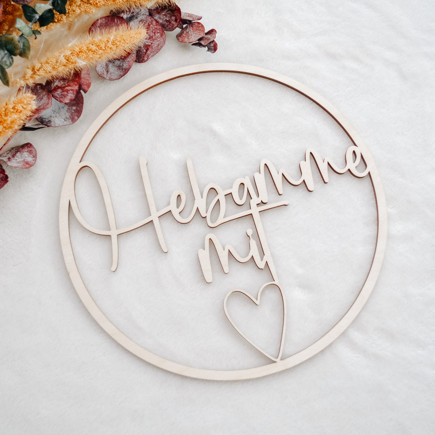Holzkranz Hebamme | Erzieherin | Fotografin