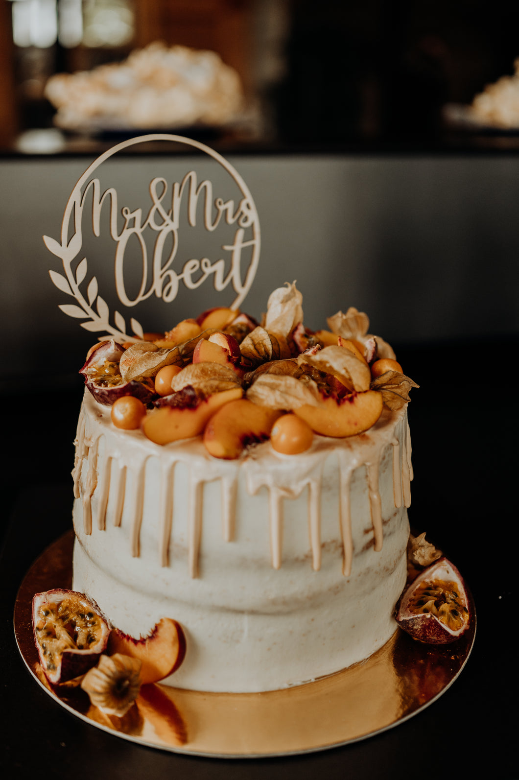 Cake Topper „Mr & Mrs NAME“ (personalisiert)