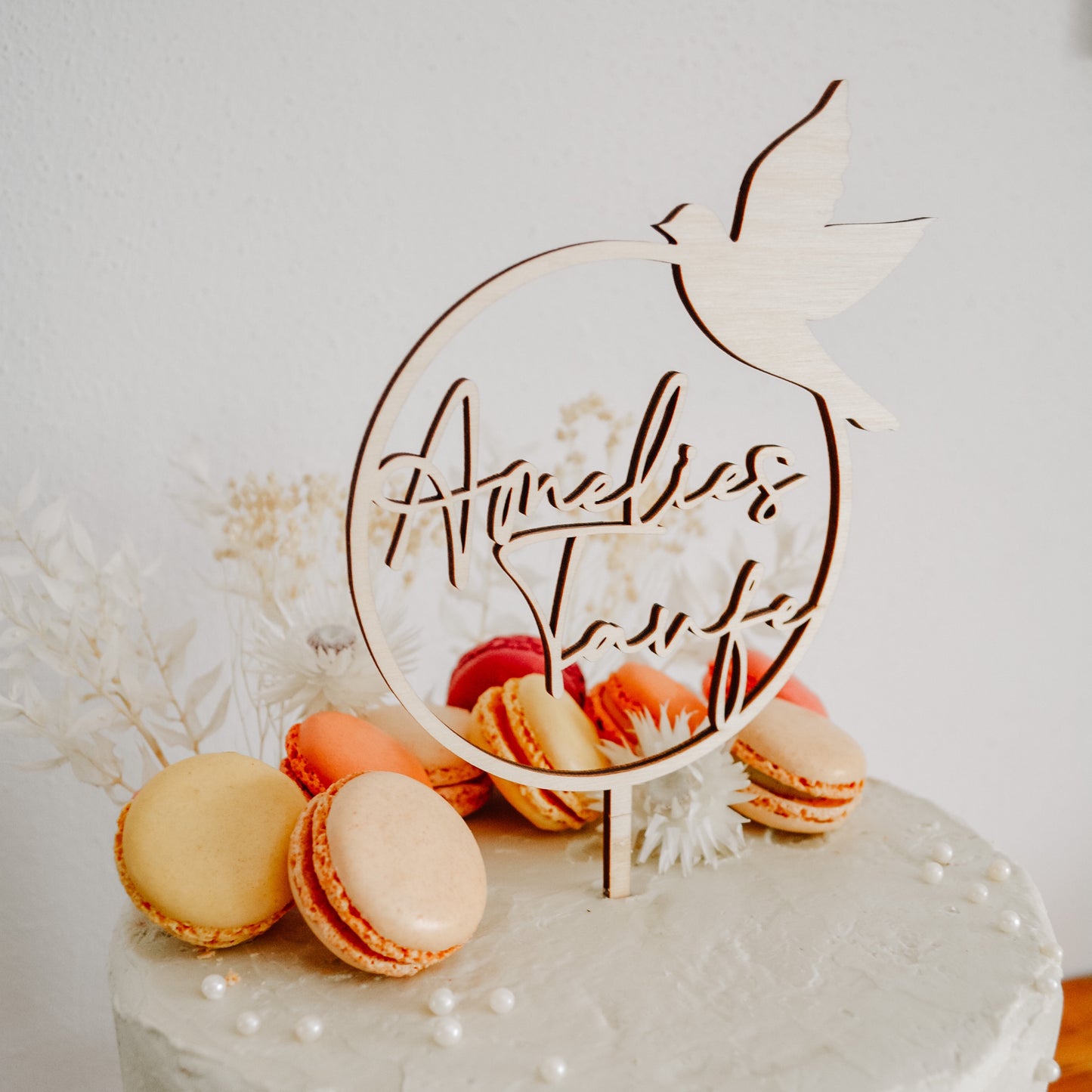 Cake Topper Taufe (personalisiert)