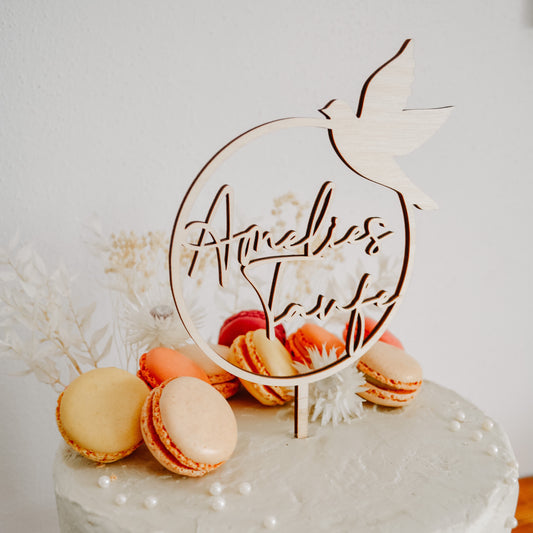 Cake Topper Taufe (personalisiert)